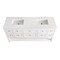 James Martin Vanities Breckenridge 72in Double Vanity, Bright White w/ 3 CM White Zeus Top 330-V72-BW-3WZ - alternate 6